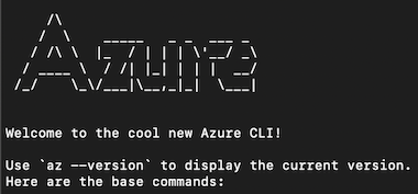 azure cli on macos