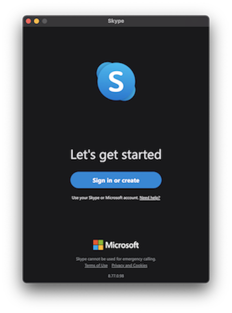 skype on macos