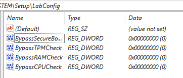 windows 11 labconfig new key result